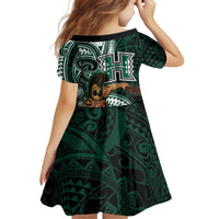 Hawaii Ikaika Warrior Football Family Matching Tank Maxi Dress and Hawaiian Shirt Polynesian Tribal Tattoo LT05 - Polynesian Pride