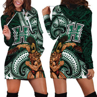 Hawaii Ikaika Warrior Football Hoodie Dress Polynesian Tribal Tattoo LT05 - Polynesian Pride