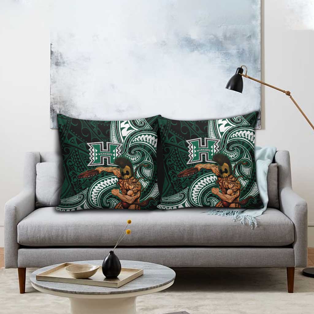 Hawaii Ikaika Warrior Football Pillow Cover Polynesian Tribal Tattoo LT05 - Polynesian Pride