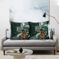 Hawaii Ikaika Warrior Football Pillow Cover Polynesian Tribal Tattoo LT05 - Polynesian Pride