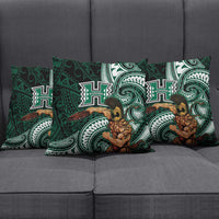 Hawaii Ikaika Warrior Football Pillow Cover Polynesian Tribal Tattoo LT05 - Polynesian Pride