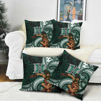 Hawaii Ikaika Warrior Football Pillow Cover Polynesian Tribal Tattoo LT05 - Polynesian Pride