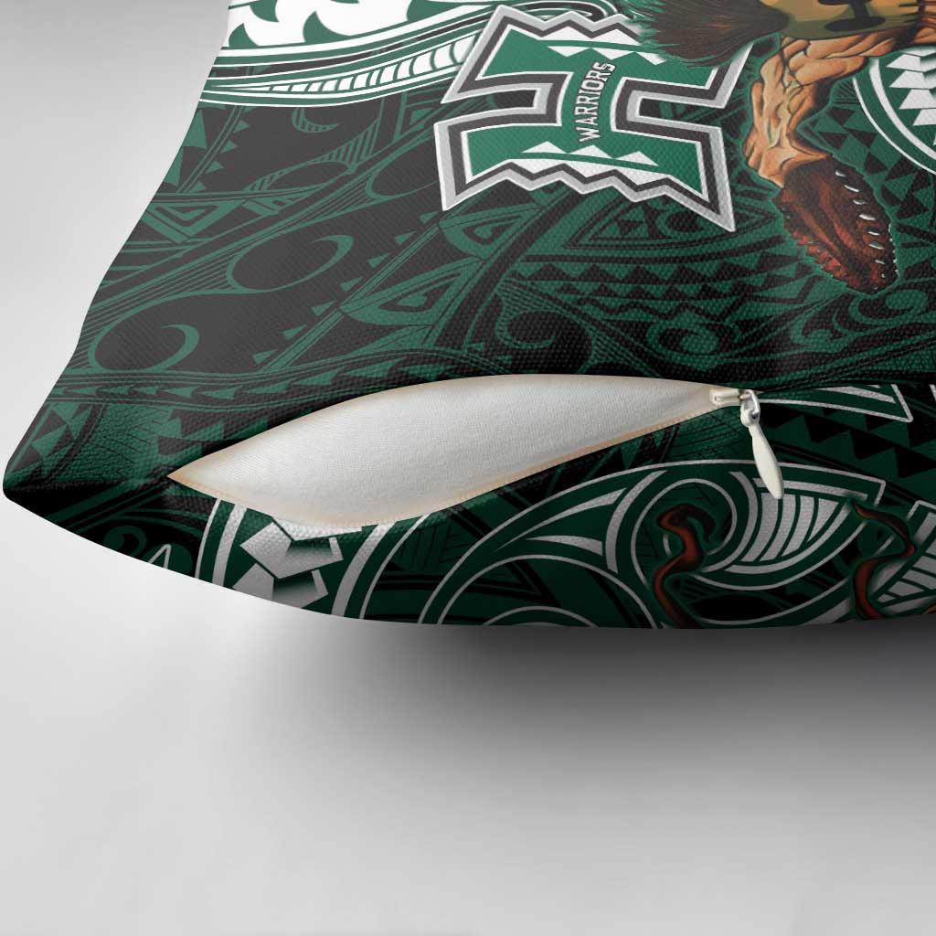 Hawaii Ikaika Warrior Football Pillow Cover Polynesian Tribal Tattoo LT05 - Polynesian Pride