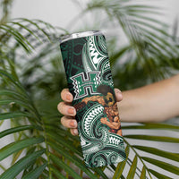 Hawaii Ikaika Warrior Football Skinny Tumbler Polynesian Tribal Tattoo LT05 - Polynesian Pride