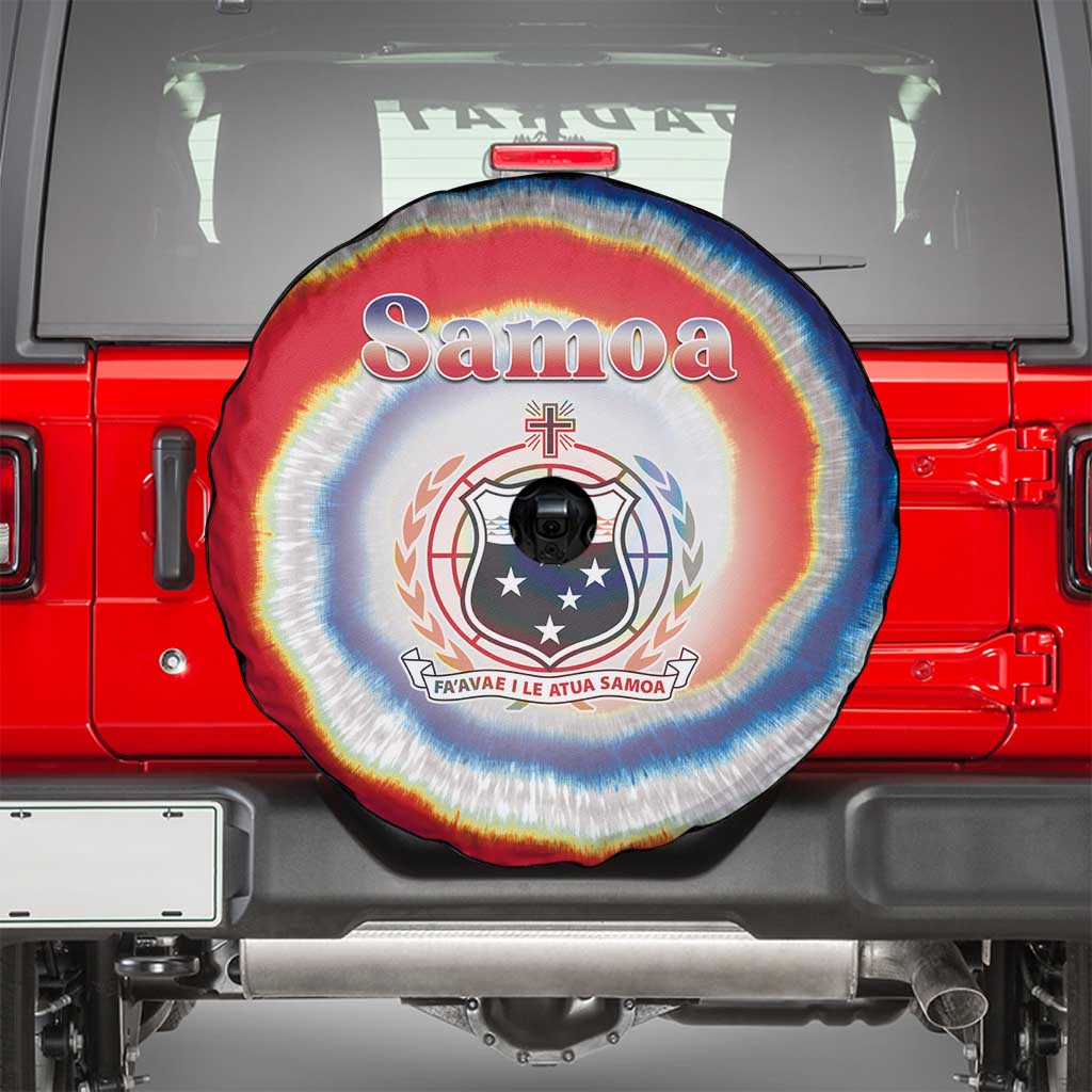 Samoa Spare Tire Cover Tie Dye Unique Style