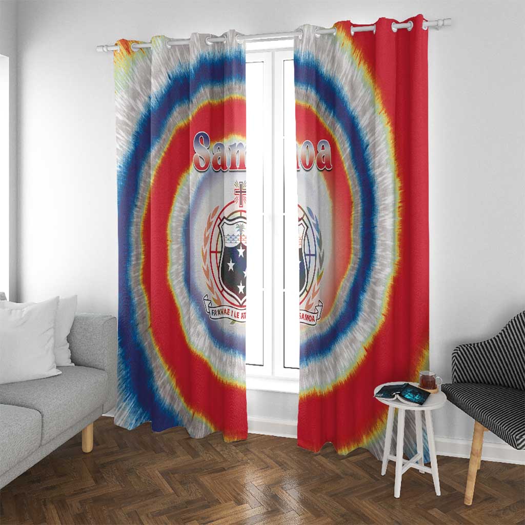 Samoa Window Curtain Tie Dye Unique Style