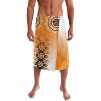 New Zealand Lavalava Poutama Mix Orange Taniko Inspired Art LT05 Orange - Polynesian Pride