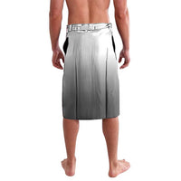 New Zealand Lavalava Poutama Mix Gray Taniko Inspired Art LT05