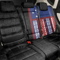 Samoa Flag Back Car Seat Cover Ula Fala With Samoan Siapo LT05 - Polynesian Pride