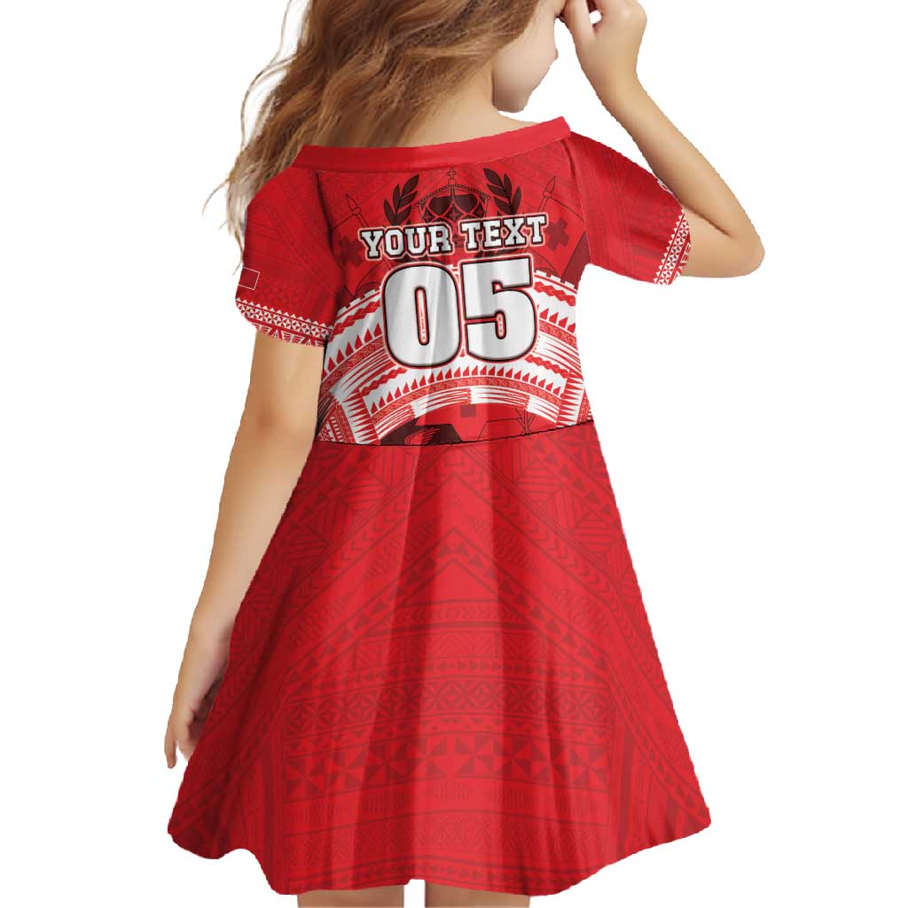 Custom Tonga Rugby Mate Ma'a Family Matching Long Sleeve Bodycon Dress and Hawaiian Shirt Tongan Pride Unique Style LT05 - Polynesian Pride