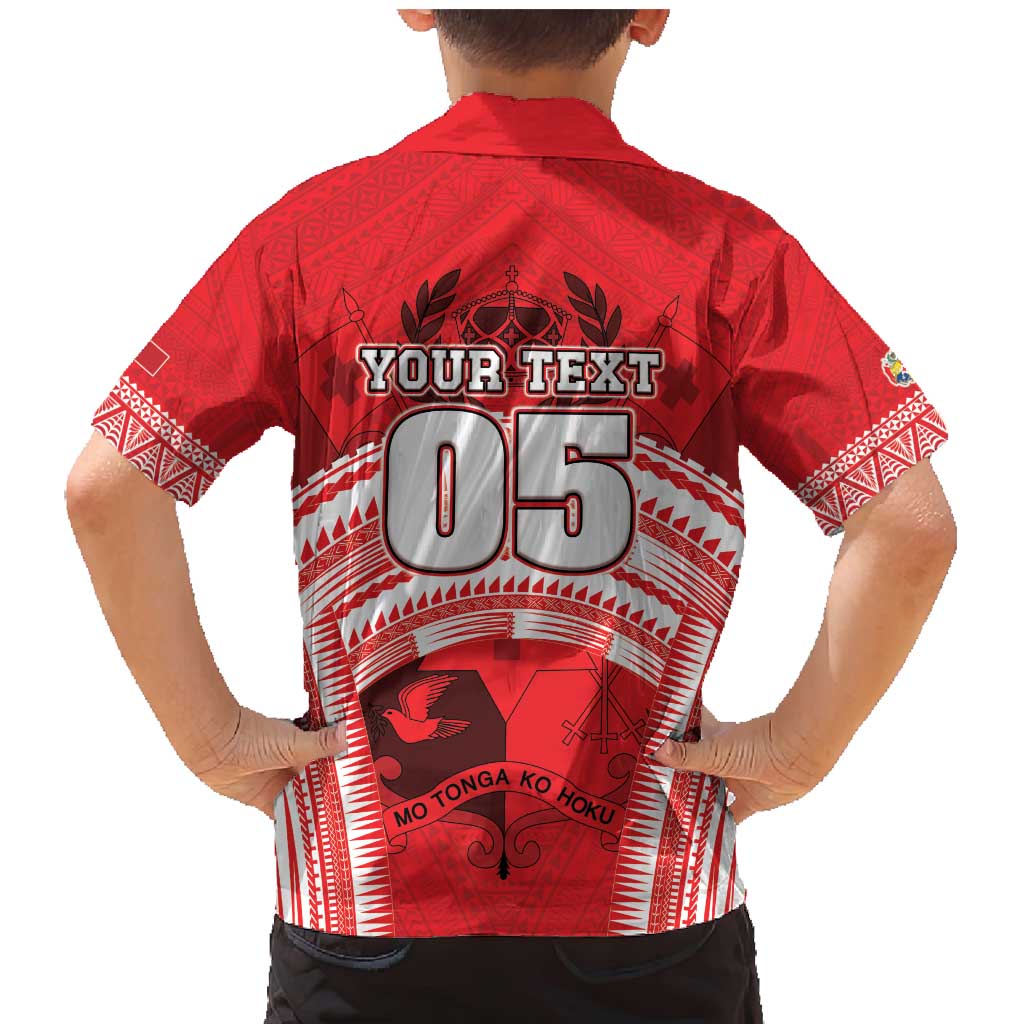 Custom Tonga Rugby Mate Ma'a Family Matching Mermaid Dress and Hawaiian Shirt Tongan Pride Unique Style LT05 - Polynesian Pride