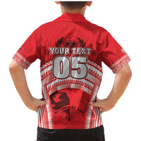 Custom Tonga Rugby Mate Ma'a Family Matching Mermaid Dress and Hawaiian Shirt Tongan Pride Unique Style LT05 - Polynesian Pride