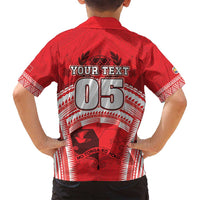 Custom Tonga Rugby Mate Ma'a Family Matching Off Shoulder Maxi Dress and Hawaiian Shirt Tongan Pride Unique Style LT05 - Polynesian Pride