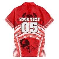 Custom Tonga Rugby Mate Ma'a Family Matching Off Shoulder Maxi Dress and Hawaiian Shirt Tongan Pride Unique Style LT05 - Polynesian Pride