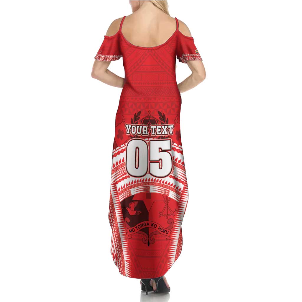 Custom Tonga Rugby Mate Ma'a Family Matching Summer Maxi Dress and Hawaiian Shirt Tongan Pride Unique Style LT05 - Polynesian Pride