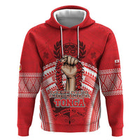 Custom Tonga Rugby Mate Ma'a Hoodie Tongan Pride Unique Style LT05 Pullover Hoodie Red - Polynesian Pride