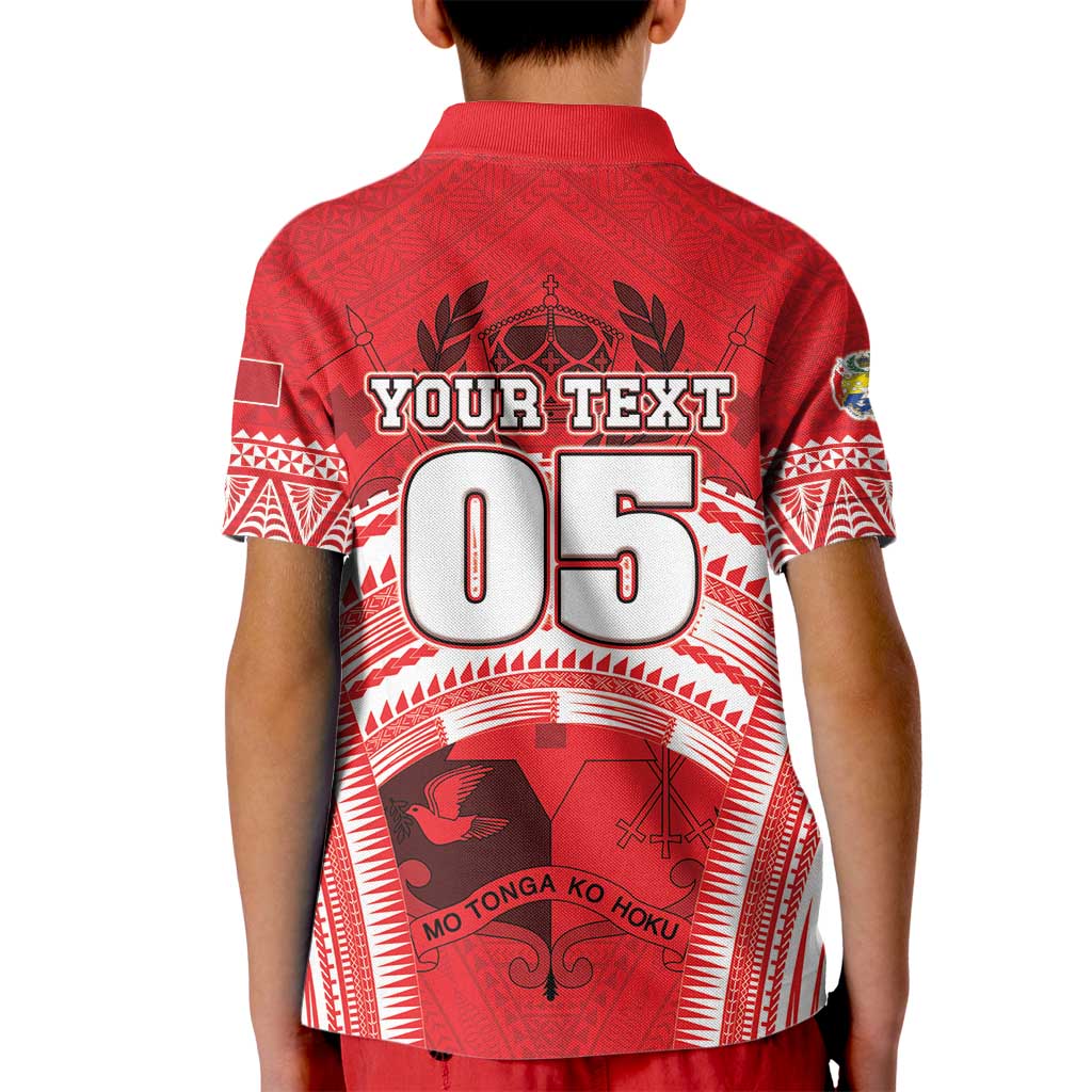 Custom Tonga Rugby Mate Ma'a Kid Polo Shirt Tongan Pride Unique Style LT05 - Polynesian Pride