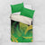 New Zealand Aotearoa Ruru Bedding Set Maori Fern Art Green