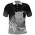 New Zealand Aotearoa Ruru Polo Shirt Maori Fern Art Black