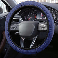 Northern Mariana Islands And Guam Steering Wheel Cover Latte Stone With Tribal Pattern