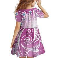 Polynesian Jellyfish Family Matching Puletasi and Hawaiian Shirt With Plumeria Pink LT05 - Polynesian Pride