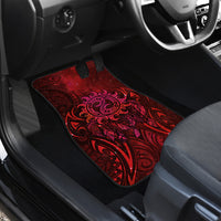 New Zealand Dream Catcher Car Mats Maori Koru Pattern Red Version