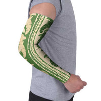 Hawaii Pua Kenikeni Lei Arm Sleeves With Lau Maia Green