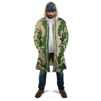 Hawaii Pua Kenikeni Lei Cloak With Lau Maia Green