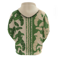 Hawaii Pua Kenikeni Lei Hoodie With Lau Maia Green