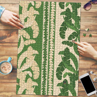 Hawaii Pua Kenikeni Lei Puzzle With Lau Maia Green