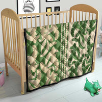 Hawaii Pua Kenikeni Lei Quilt With Lau Maia Green