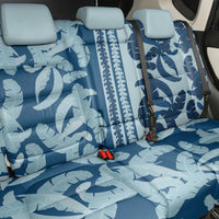 Hawaii Pua Kenikeni Lei Back Car Seat Cover With Lau Maia Royal Blue