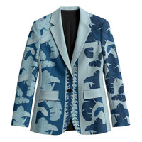 Hawaii Pua Kenikeni Lei Blazer With Lau Maia Royal Blue