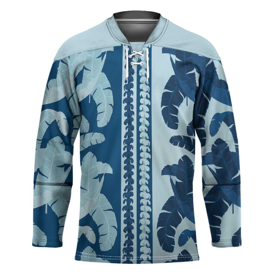 Hawaii Pua Kenikeni Lei Hockey Jersey With Lau Maia Royal Blue