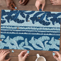 Hawaii Pua Kenikeni Lei Puzzle With Lau Maia Royal Blue