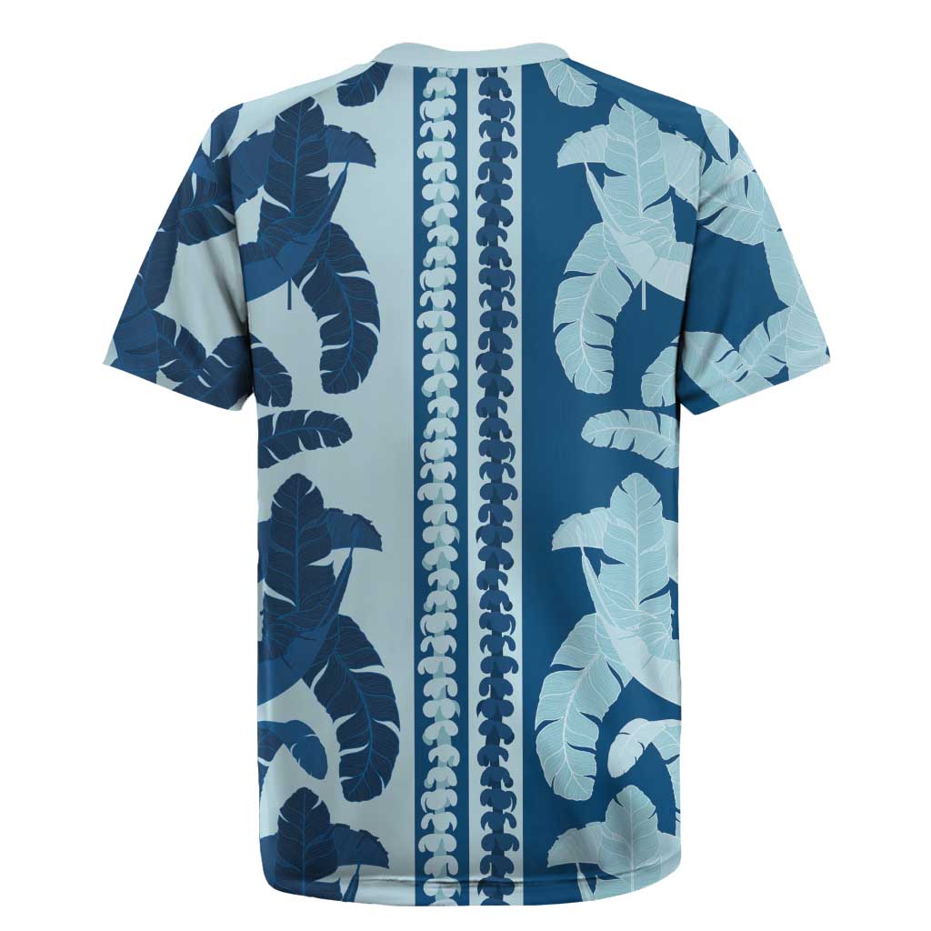Hawaii Pua Kenikeni Lei Rugby Jersey With Lau Maia Royal Blue