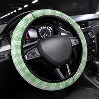 Hawaii Pikake Lokelani Plumeria Lei Steering Wheel Cover Green Palaka Motifs