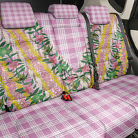 Hawaii Pikake Lokelani Plumeria Lei Back Car Seat Cover Pink Palaka Motifs LT05 - Polynesian Pride