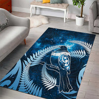 New Zealand Matariki Area Rug Pigeon Kereru Maori Fern Art LT05 - Polynesian Pride