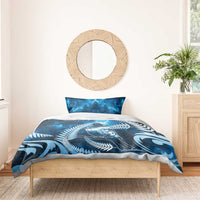 New Zealand Matariki Bedding Set Pigeon Kereru Maori Fern Art LT05 - Polynesian Pride