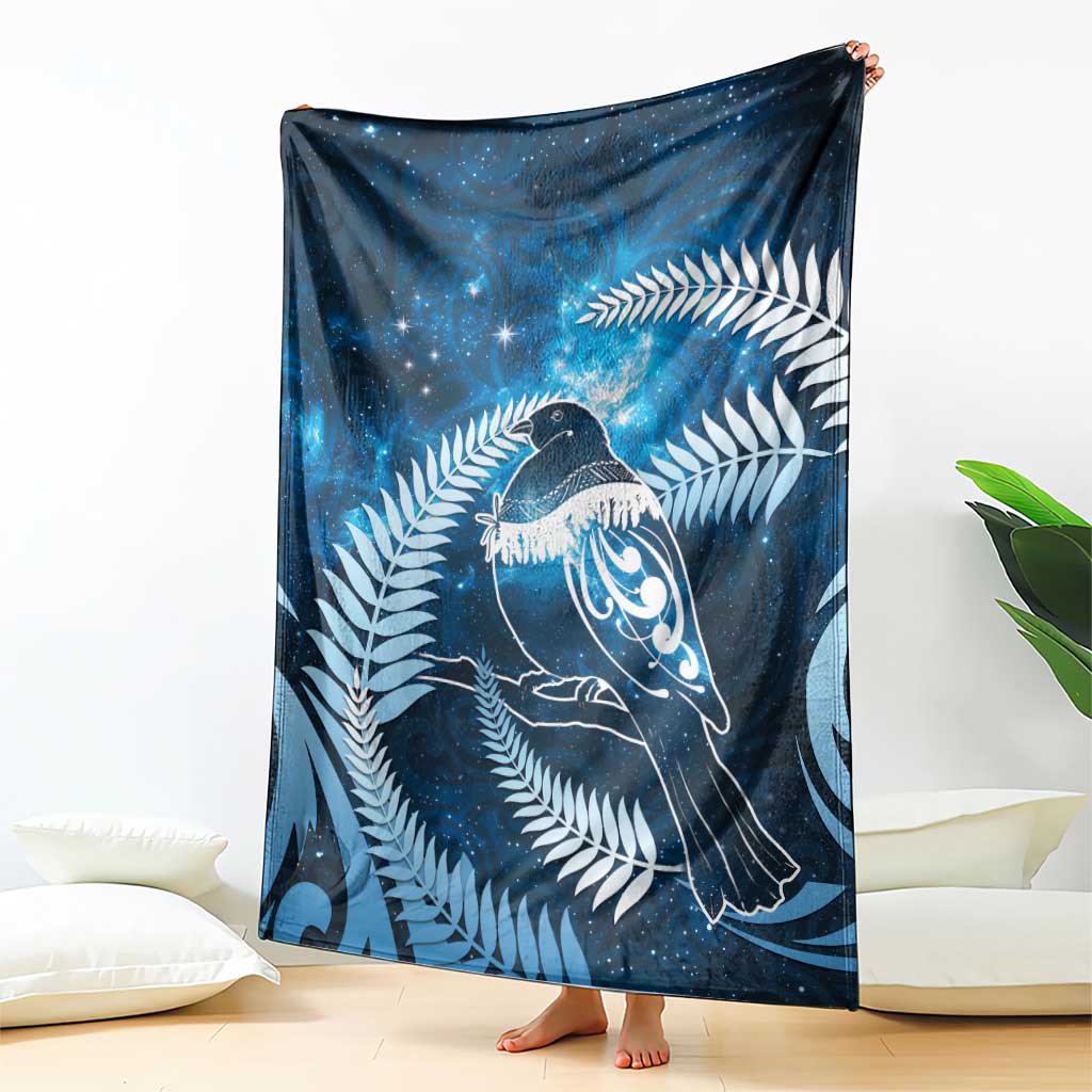 New Zealand Matariki Blanket Pigeon Kereru Maori Fern Art LT05 - Polynesian Pride
