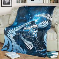 New Zealand Matariki Blanket Pigeon Kereru Maori Fern Art LT05 - Polynesian Pride