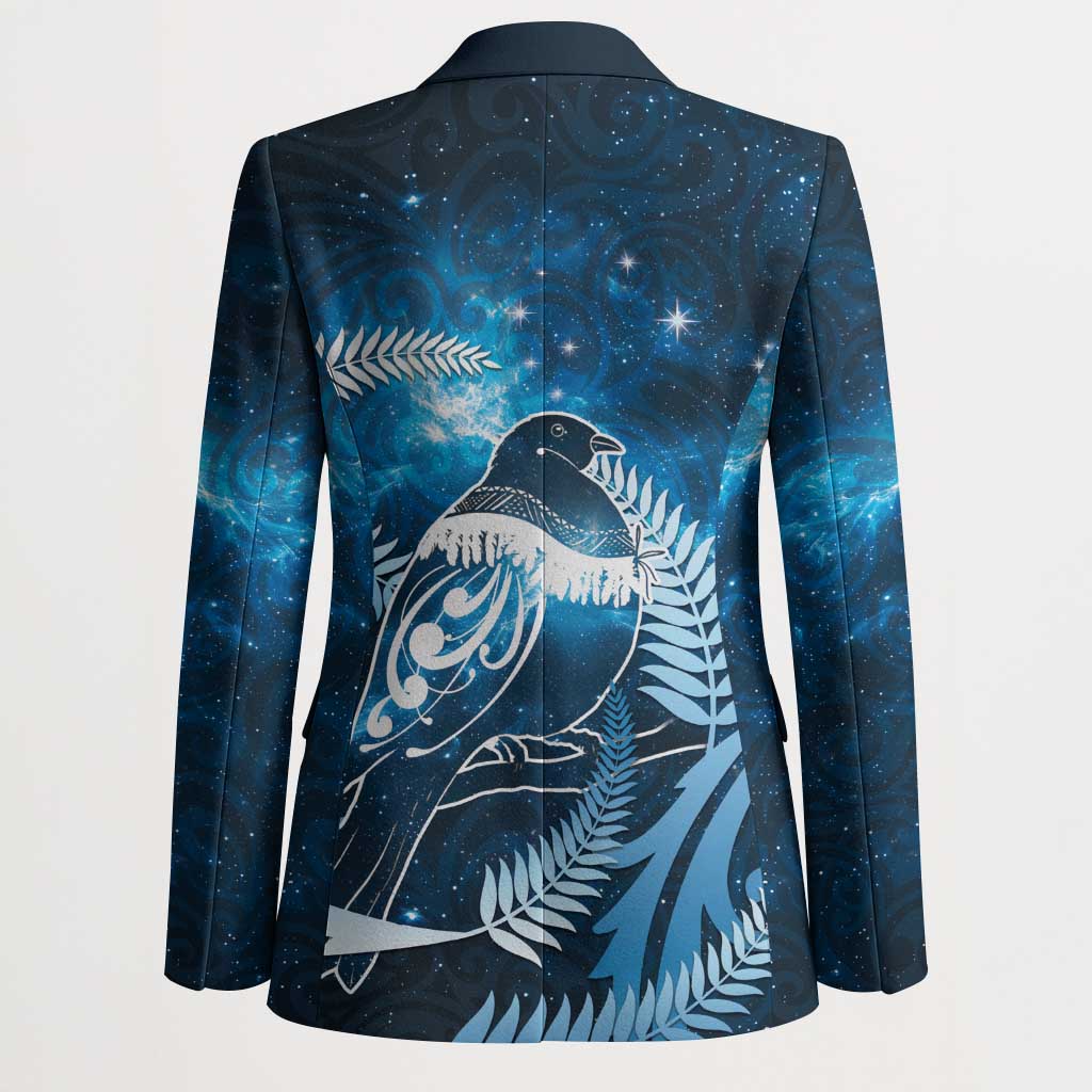 New Zealand Matariki Blazer Pigeon Kereru Maori Fern Art LT05 - Polynesian Pride