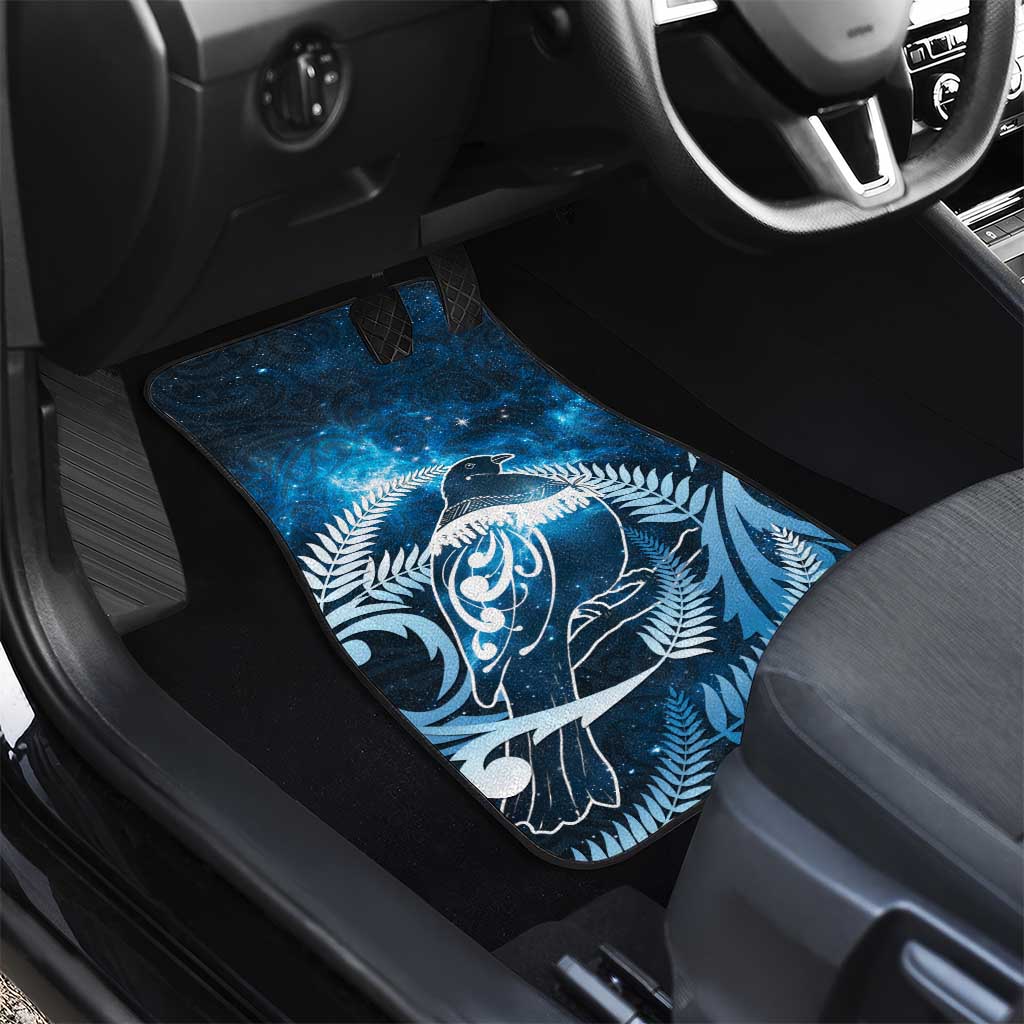 New Zealand Matariki Car Mats Pigeon Kereru Maori Fern Art LT05 - Polynesian Pride