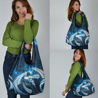 New Zealand Matariki Grocery Bag Pigeon Kereru Maori Fern Art LT05 - Polynesian Pride
