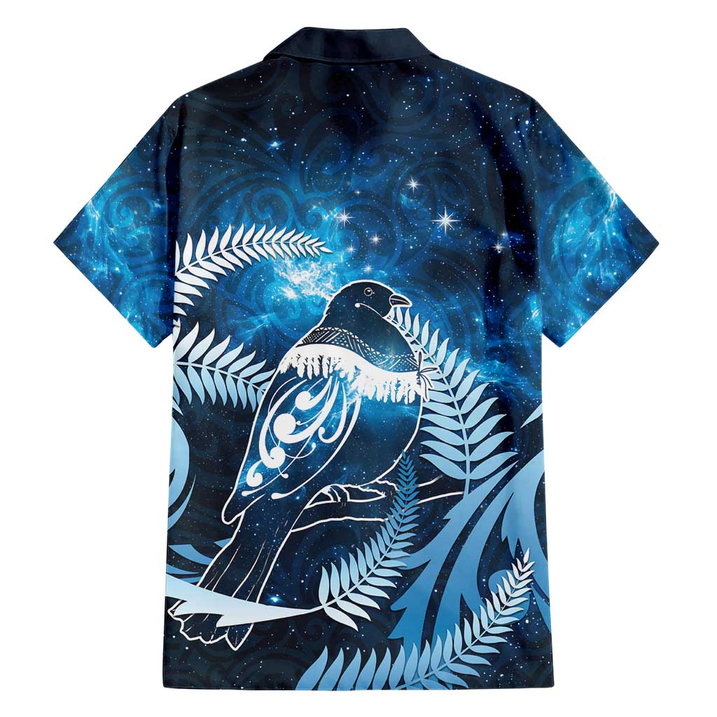 New Zealand Matariki Hawaiian Shirt Pigeon Kereru Maori Fern Art LT05 - Polynesian Pride