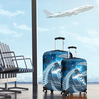 New Zealand Matariki Luggage Cover Pigeon Kereru Maori Fern Art LT05 - Polynesian Pride