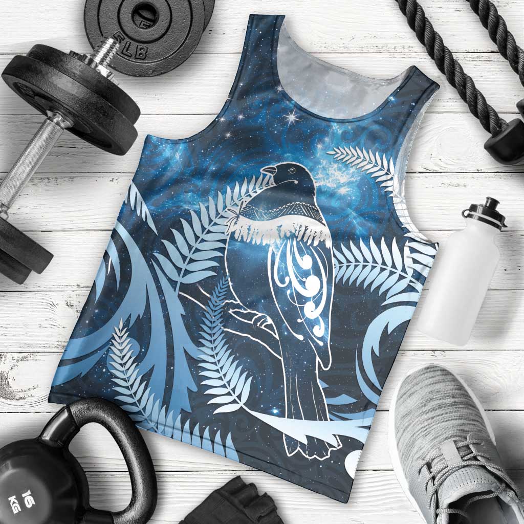 New Zealand Matariki Men Tank Top Pigeon Kereru Maori Fern Art LT05 - Polynesian Pride