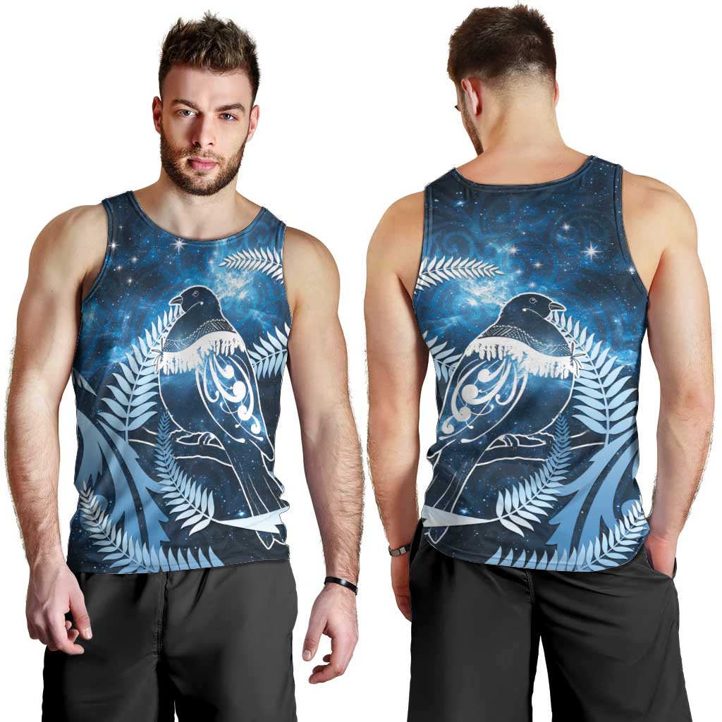 New Zealand Matariki Men Tank Top Pigeon Kereru Maori Fern Art LT05 - Polynesian Pride