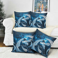 New Zealand Matariki Pillow Cover Pigeon Kereru Maori Fern Art LT05 - Polynesian Pride